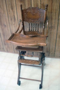 highchair refinished       